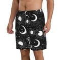 thumbnail image 2 of Naloa Crescent and Stars Men's Beach Shorts, Surfing shorts, Swim trunks, Quick Dry Swim Trunks for Surfing Beach Fun - Small, 2 of 9