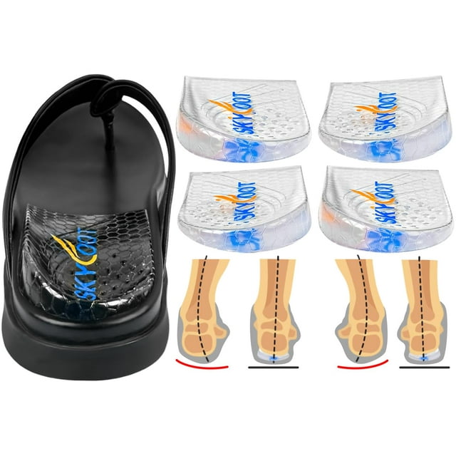 Talón con cuñas Skyfoot para supinación y pronación excesiva