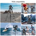 thumbnail image 6 of UEGOGO 67" Camera Tripod, Portable and Flexible Tripod with Clip and Adapter, Porfessional Aluminum Tripod Stand for Mirrorless/DSLR/Phone/Camcorder/Spotting Scopes/Binoculars/Telescope, 6 of 7