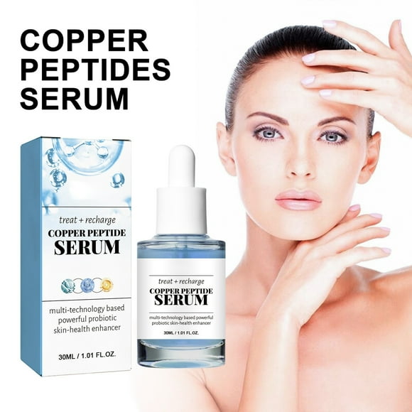 Riforla Copper Peptide Advanced Skin Aging Face for Wrinkle Reduction Brightening Firming Dermatologist Recommended 30ml Skin Care Products Sky Blue