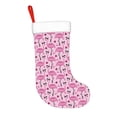 thumbnail image 2 of Salouo Cute Watermelon Flamingo Print Christmas Stockings,Large Xmas Stocking Set of 1 Holiday and Farmhouse Stocking for Christmas Holiday Party Decoration(17.7*11 Inch), 2 of 7