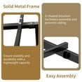 thumbnail image 4 of BIKOZI Full Bed Frame with Headboard, Upholstered Platform Metal Beds Frame, Easy Assembly, Noise-Free, Gold/Beige, 4 of 8