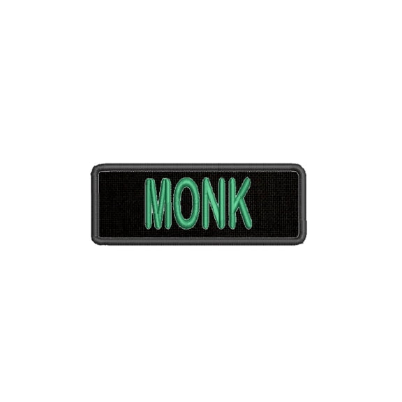 Fantasy Sci-fi World Of Warcraft Monk Game RPG 4" W x 1.5" T Iron/Sew On Decorative Patch Funny Saying Biker Emblem