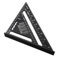 thumbnail image 3 of Regla triangular para guitarra, calibre de acción, color negro, para carpintería, precisa, para carpintero, 3 of 14