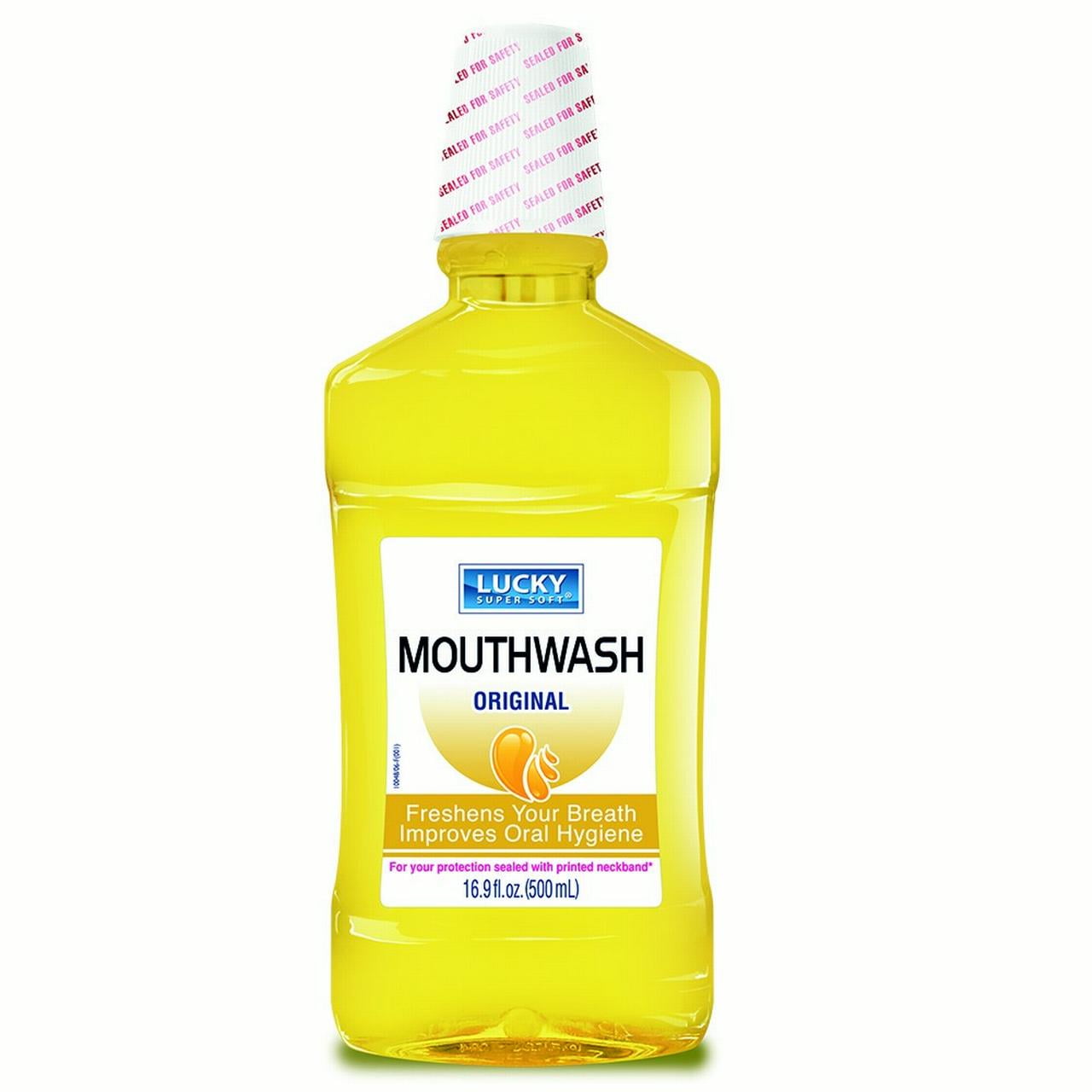 Lucky Super Soft MouthWash, Original, 16.9 Oz