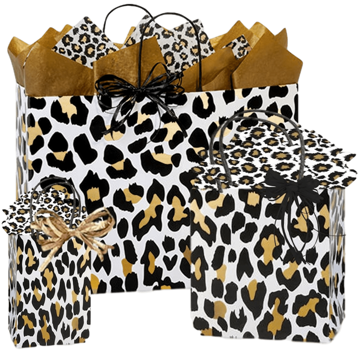 20 Sheets Safari Big Cat Leopard Animal Print Birthday Gift Wrap Party Craft 