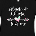 thumbnail image 4 of Inktastic Abuelo and Abuela Love Me Heart Grandchild Boys or Girls Toddler T-Shirt, 4 of 5