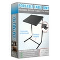 thumbnail image 6 of 5 Star Super Deals Adjustable Portable Folding TV Tray with Cup Holder and Stability Bar, Pink, 6 of 7