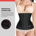 thumbnail image 2 of Waist Trainer for Women Trimmer Belt Latex Corset Cincher Body Shaper, 2 of 7