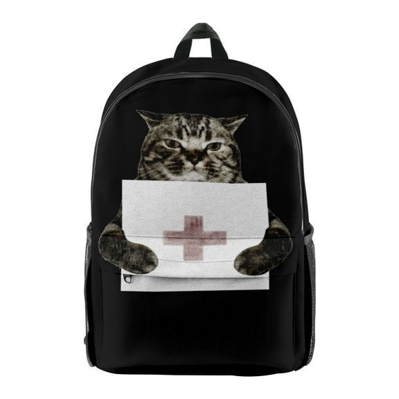 Cat Holding 2 Album 2hollis Merch Backpack Rapper Bags Unisex Fashion Casual Streetwear Shoulders Bag