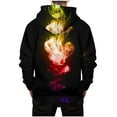 thumbnail image 3 of Mikilon Boys Colorful Hooded Sweatshirts Long Sleeve Printed Round Neck Tops Comfortable Warm Sweatshirt ,Size 4-13 Years, 3 of 3