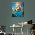 thumbnail image 4 of shiyou-Turtle Painting by Numbers for Adults, Number Oil Painting Kit, Turtle Swimming in The Water Paint by Numbers Kit for Adults Beginner, Frameless Paint by Number for Gift Home Wall Decor, 4 of 4