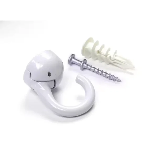 FLINT- Indoor/Outdoor Elephant Ceiling Hook In White