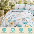 Flquilt Set Queen Aqua Blue Bedspread Coverlet 3 Pieces - Walmart.com
