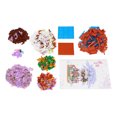 thumbnail image 1 of Juego de bloques de construcción de flores de cerezo Nikou Micro Bloque de construcción morado, 1 of 15