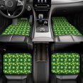 thumbnail image 6 of Uemuo Car Floor Mats - Tennis Balls Pattern Carpet Floor Mats for Cars, Auto Accessories Front & Rear Car Floor Foot Mat Sets of 4 Pieces, 6 of 6