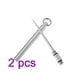 thumbnail image 1 of Palillo de dientes de viaje de metal Palillo de dientes Tenedor de fruta portátil Accesorio de limpieza de dientes con soporte 2 Piezas Scienceny HA005148-00*2, 1 of 6
