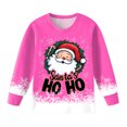 thumbnail image 6 of Staki Silk Christmas Pajamas Boys Pajamas Long Sleeve Sleepwear Button-Down 2 Pcs Pjs Set for Kids(Hot Pink,8-9 Years), 6 of 6