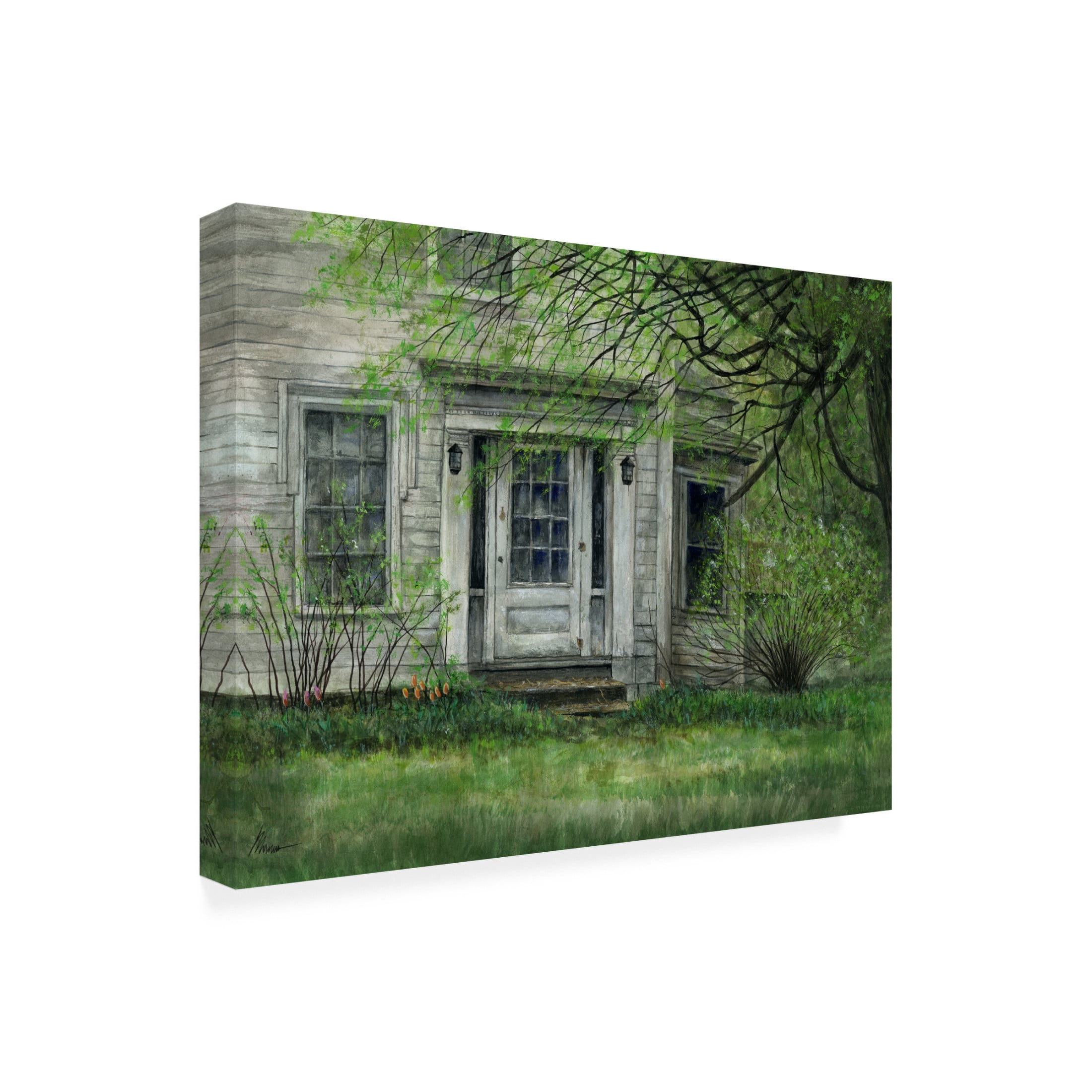 Canvas Wall Art - John Morrow 'Twas In The Spring' Wall Art for Living Room, Bedroom, or Office Décor by Trademark Fine Art - 32 x 24 Inches