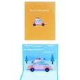 thumbnail image 6 of Yammee 3D Pop-Up Card Cartoon Elephant Car Handmade Greeting Cards for Kids Baby Boys Girls Birthday Party Invitation Gifts, 6 of 11