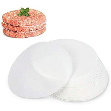 

Burger Paper 11cm Non-Stick Paper Burger Wax Discs Round Burger Paper for Beef Burger Kitchen Baking Pack of 500