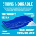 thumbnail image 5 of Slippery Racer Downhill Sprinter Flexible Kids Toddler Plastic Cold-resistant Toboggan Snow Sled With Pull Rope And Handles -25 Inch, 5 of 5