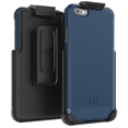 thumbnail image 1 of iPhone 6 6S Belt Clip Case, Encased (SlimShield Series) Hybrid Cover w/ Secure-fit Holster (Deep Blue), 1 of 6