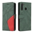 thumbnail image 1 of GANGXUN Flip Case for Samsung Galaxy A21 – Leather Wallet Cover with Card Slots, Kickstand & Color Stitching Protective Folio, 1 of 6