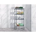 thumbnail image 2 of CL.HPAHKL 4 Shelf Metal Shelf, 600LBS Capacity Metal Utility Shelf NSF Certified Wire Storage Shelves Adjustable Shelving Units and Storage for Home Kitchen Bathroom, Black (17.3"L x 11.4"W x 43.9"H), 2 of 9
