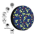 thumbnail image 4 of Logiee Lemons And Chili Print Spare Tire Cover, Universal Wheel Protectors,Waterproof Dust-Proof UV Sun Wheel Tire Cover,Fit for SUV, RV, Travel Trailer, Truck-14 inch, 4 of 6