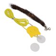 thumbnail image 4 of Door Hanging Cat Toy, Cat Hanging Toy Bell Adjustable Plush  For Cat Tease Cat Rope And Leopard Print Tail, 4 of 8