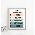 thumbnail image 5 of Think Before You Speak Wall Art - Kids Motivational Art Poster - Education Quote Decor for Home School Office Classroom - Gift for Teacher - 8"x10" Unframed, 5 of 6