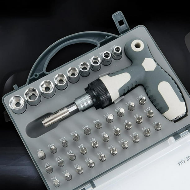 Ratcheting screwdriver set on sale with case
