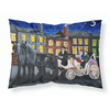 City Carriage Ride Horse Fabric Standard Pillowcase-30 x 20.5-