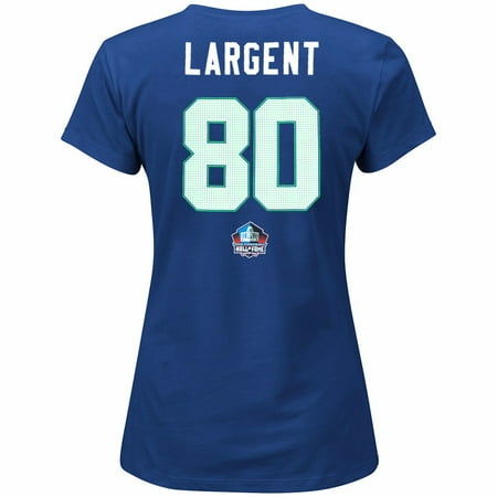 Steve Largent Nfl - Steve Largent Seattle Seahawks NFL Majestic Women's Blue