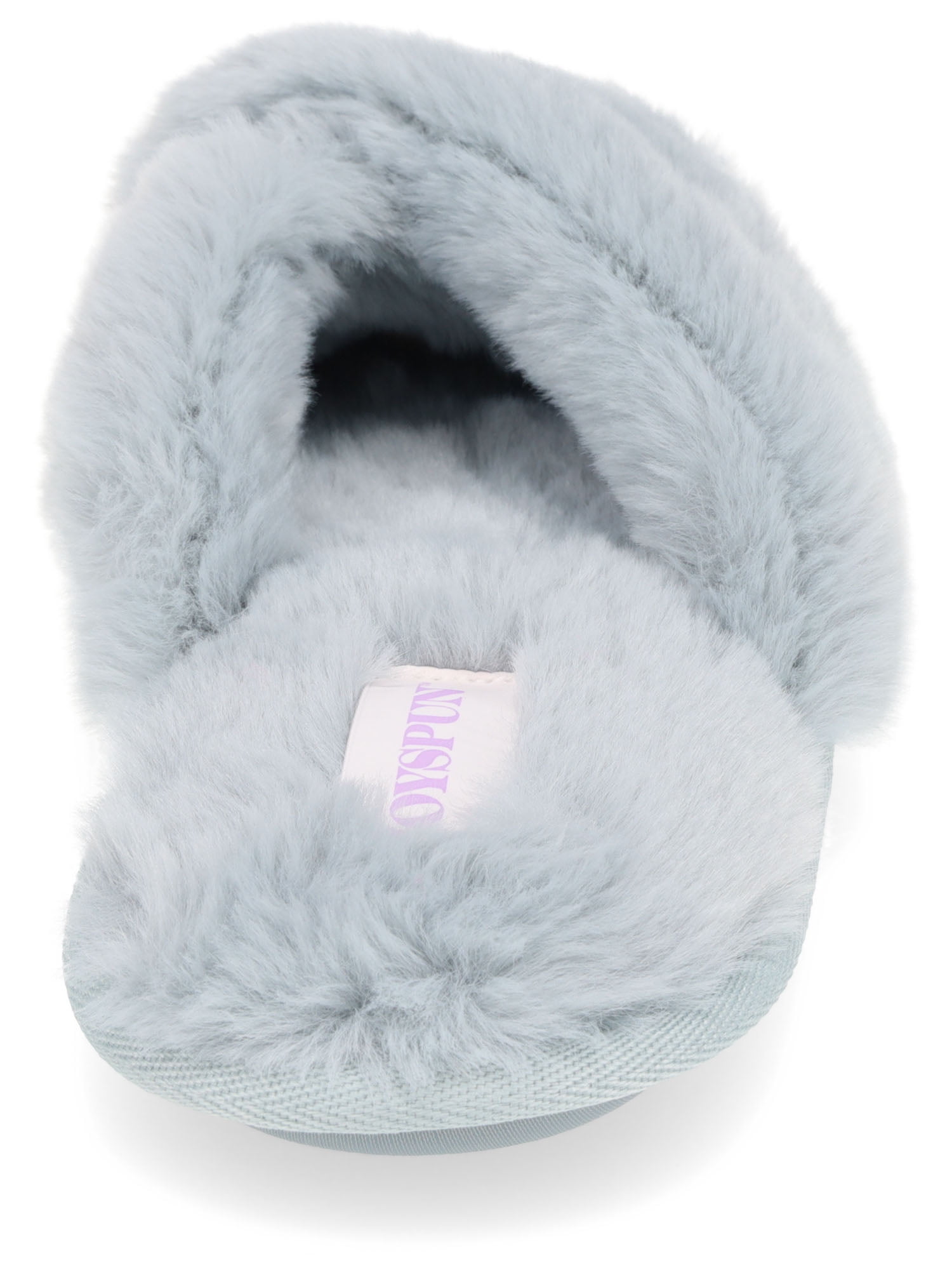 Joyspun Women's Faux Fur X-Band Slippers