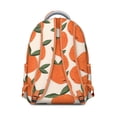 thumbnail image 3 of Orange Students Backpack Oranges Fruit Fresh Summer Cute Sweet School Bag with Pattern Print Design, Lightweight and Durable for Students, 3 of 5