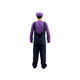 thumbnail image 5 of Disfraz Waluigi Plomero Morado FX Costumes para Adulto Hombre Talla Chica, 5 of 6