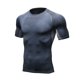 thumbnail image 4 of Camiseta deportiva para hombre con estampado 3D y cuello redondo, manga corta, rápida, 4 of 7
