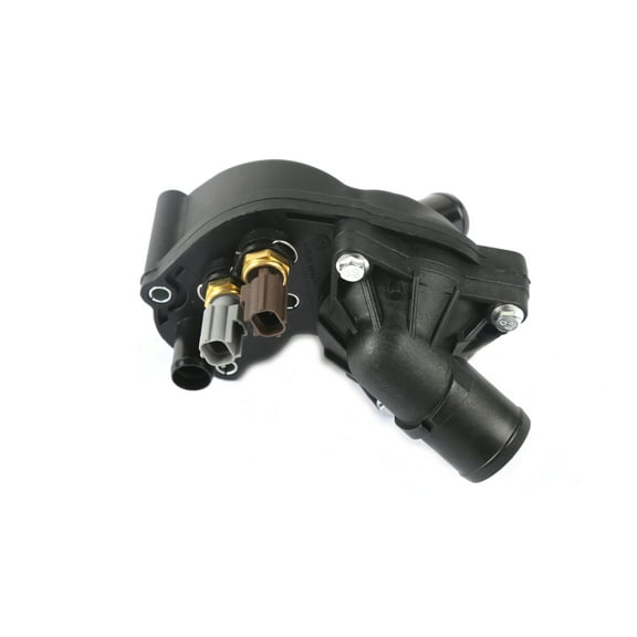 MOCA AUTOPARTS Coolant Thermostat Housing Assembly for 2002-2010 Ford Explorer Limited Sport Utility 4-Door & 2007-2010 Ford Explorer Sport Trac Limited Crew Cab Pickup 4-Door and More