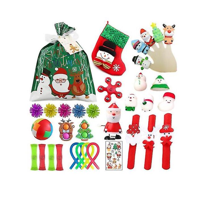 Juego de juguetes de alivio de presión sensorial de Navidad 36 piezas XianweiShao 8390615741675