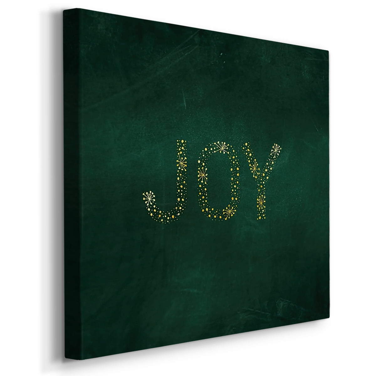 Joy Starburst - Green- Gallery Wrapped Canvas
