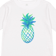 thumbnail image 4 of Inktastic Blue and Green Pineapple Boys or Girls Long Sleeve Toddler T-Shirt, 4 of 5