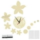 thumbnail image 1 of Etiqueta de la pared, etiqueta de la pared en forma de flor DIY etiqueta de la pared en forma de flor Reloj de pared etiqueta engomada del espejo Características mejoradas, 1 of 8