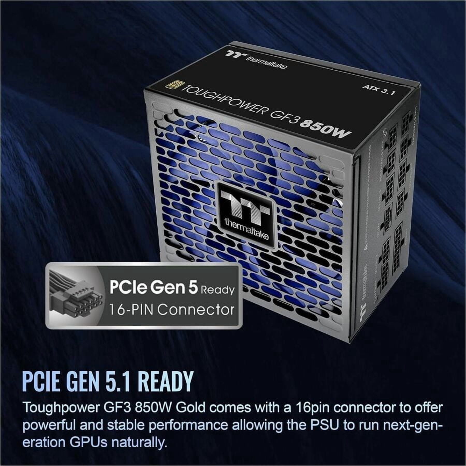 Thermaltake Toughpower GF3 Full Modular Gen5 Power Supply - 850w