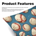 thumbnail image 2 of Baseball Velvet Throw Pillow Covers Set of 2 with Unique Patterns for Bed, Chair Pillow Covers - Available in 16x16, 18x18, 20x20 Inchesfor Various Occasions, 2 of 6