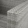 thumbnail image 5 of RST Brands Milo Aluminum Modern Outdoor Gray 78-Inch Sofa - Spa Blue, 5 of 7