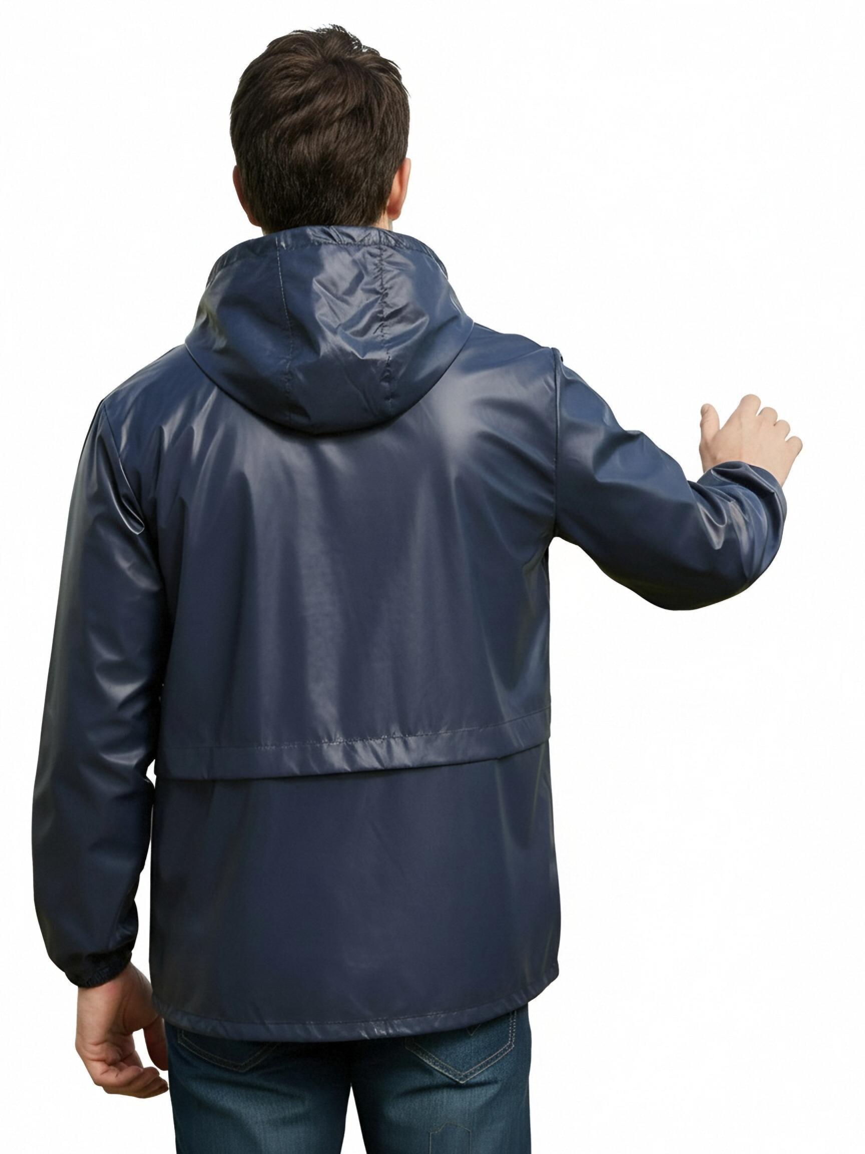 COOFANDY Golf Rain Gear for Men Raincoats Waterproof with Hoodie