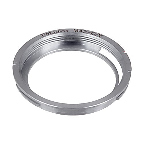Fotodiox Lens Mount Adapter - M42 Screw Mount SLR Lens to Contax Yashica  (C/Y) 35mm SLR Camera Body