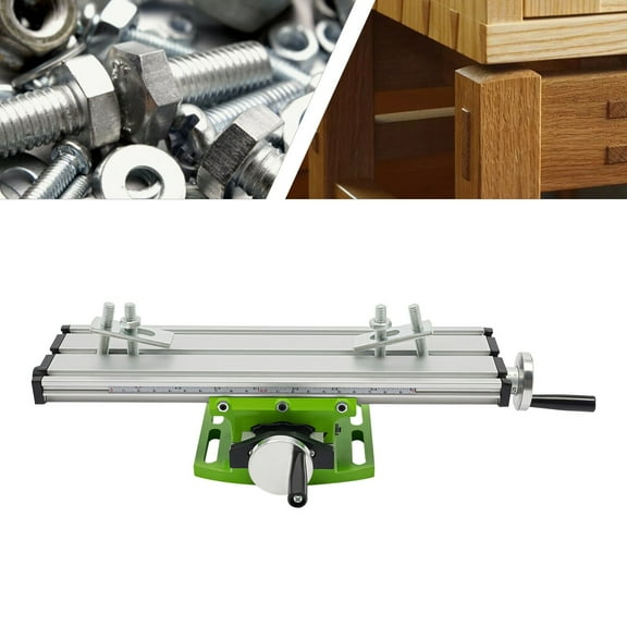 Multifunction Worktable Milling Machine Cross Slide X Y Table Drill Vise Fixture